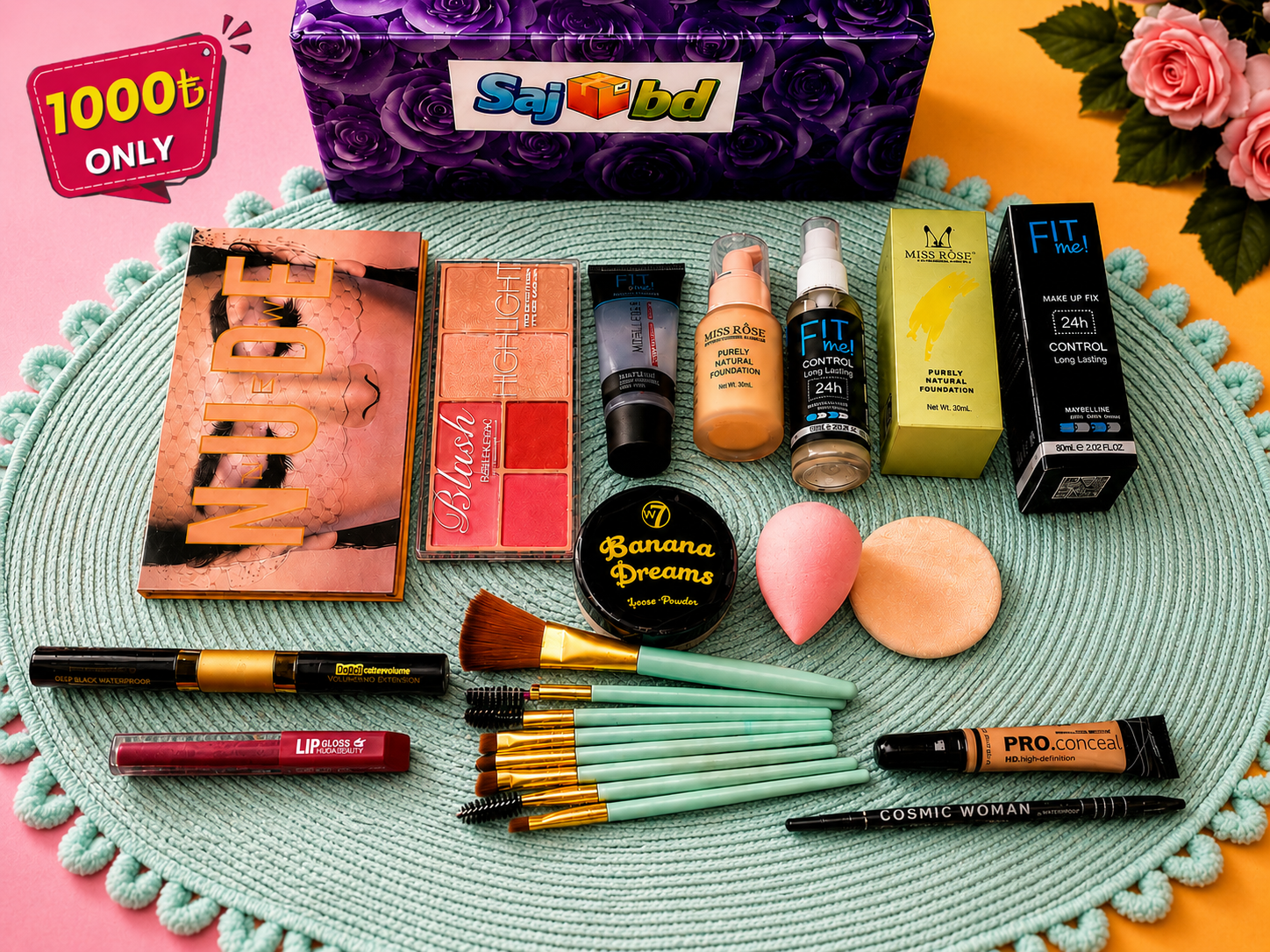 One Box, Full Makeup Solution!