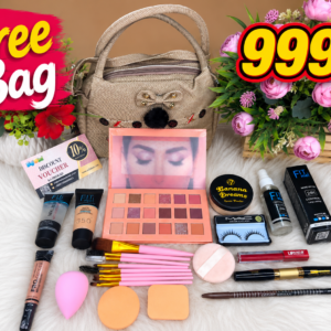Complete Makeup Kit with Free Stylish Bag & 10% Discount Voucher